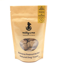 Load image into Gallery viewer, Banana Peanut Butter Natural Dog Treats - WHEAT FREE