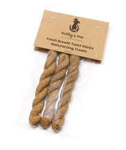 Load image into Gallery viewer, Fresh Breath Twist Sticks Natural Dog Treats