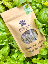 Load image into Gallery viewer, Chicken Liver &amp; Herbs Natural Dog Treats - WHEAT FREE
