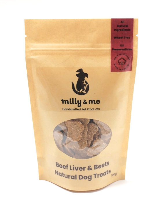 Beef Liver & Beets Natural Dog Treats - WHEAT FREE