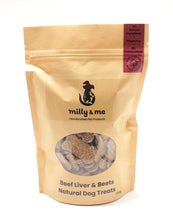 Load image into Gallery viewer, Beef Liver &amp; Beets Natural Dog Treats - WHEAT FREE
