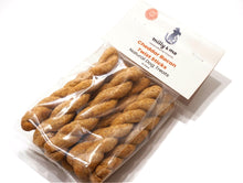Load image into Gallery viewer, Cheddar Bacon Twist Sticks Natural Dog Treats
