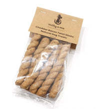 Load image into Gallery viewer, Cheddar Bacon Twist Sticks Natural Dog Treats
