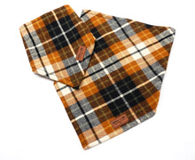Load image into Gallery viewer, Chestnut Flannel Plaid - Pet Bandana
