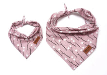 Load image into Gallery viewer, Marshmallows On A Stick Dusty Rose - Pet Bandana
