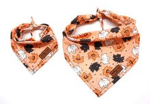 Load image into Gallery viewer, Halloween Leaves - Pet Bandana
