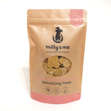 Load image into Gallery viewer, Salmon Sweet Potato &amp; Turmeric Natural Dog Treats - WHEAT FREE
