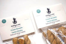 Load image into Gallery viewer, Fresh Breath Twist Sticks Natural Dog Treats
