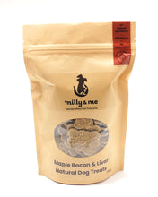 Load image into Gallery viewer, Maple Bacon &amp; Liver Natural Dog Treats - WHEAT FREE
