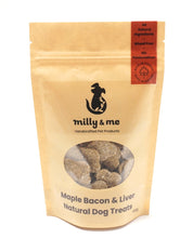 Load image into Gallery viewer, Maple Bacon &amp; Liver Natural Dog Treats - WHEAT FREE
