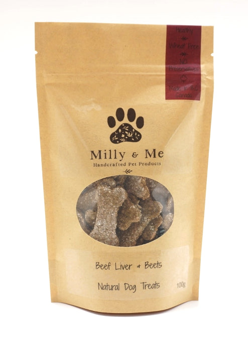 Beef Liver & Beets Natural Dog Treats - WHEAT FREE