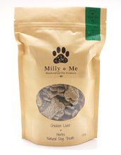 Load image into Gallery viewer, Chicken Liver &amp; Herbs Natural Dog Treats - WHEAT FREE
