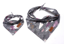Load image into Gallery viewer, Pink Grey Forest Peaks - Pet Bandana
