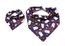 Load image into Gallery viewer, Ghosts &amp; Candy Corn - Pet Bandana
