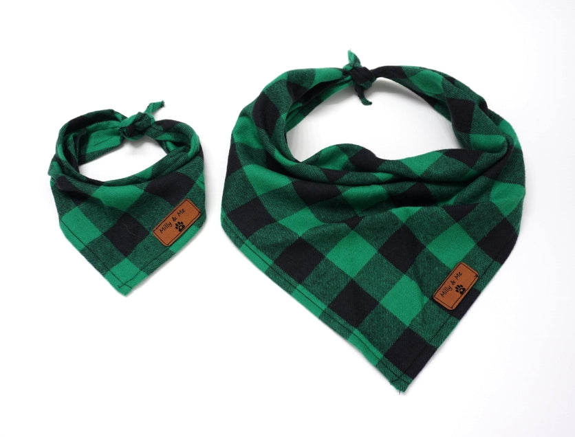 Plaid neck scarf hot sale