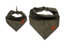 Load image into Gallery viewer, Olive Textured Solid - Pet Bandana
