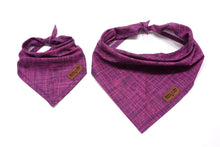 Load image into Gallery viewer, Purple Textured Solid - Pet Bandana
