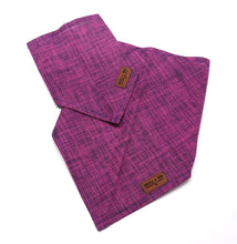 Load image into Gallery viewer, Purple Textured Solid - Pet Bandana
