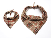 Load image into Gallery viewer, Rustic Red Snowflakes &amp; Plaid - Bandana
